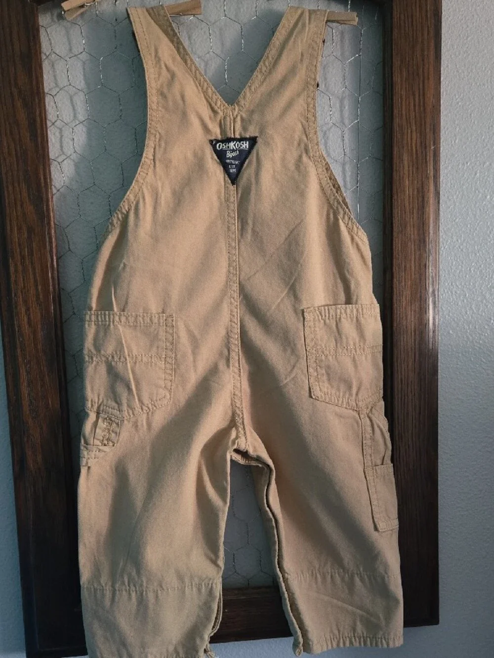 OshKosh B'gosh Khaki Kids' Overalls - Classic Workwear Style